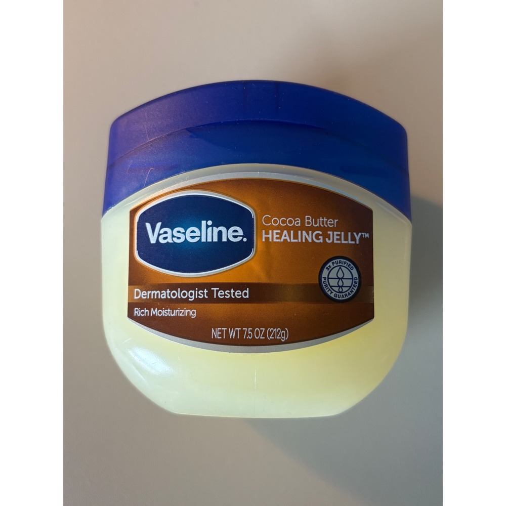 Vaseline Cocoa Butter Healing Jelly Rich Moisturizing Skin Protectant 7.5 oz